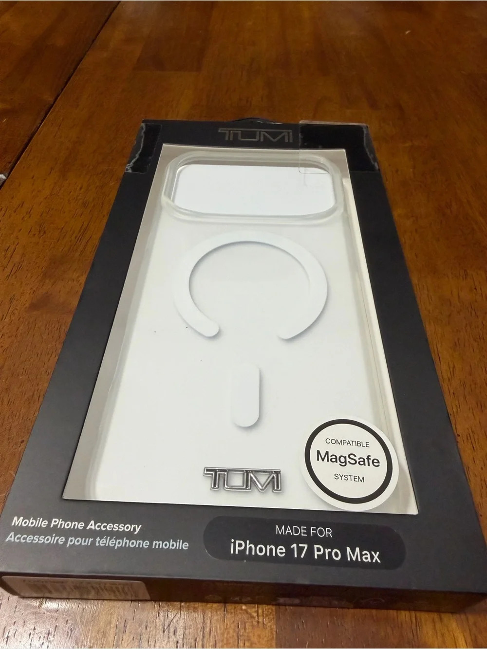 Brand New Tumi Apple iPhone 17 Pro Max Phone Case - CLEAR - Retail $125